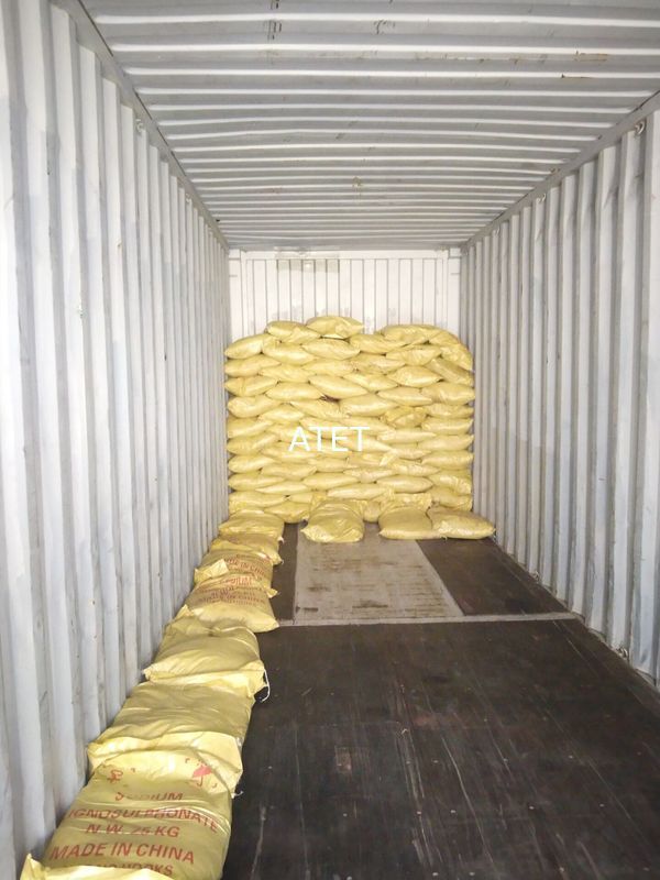 Kimyasal Lignosulfonik Asit Sodyum Tuzu CAS 8061-51-6 Beton Su Redüktörü İçin